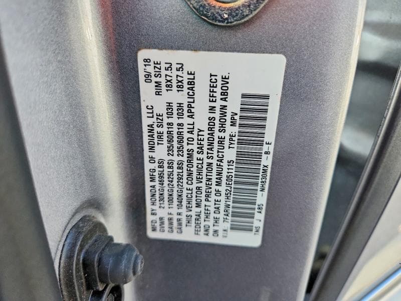 2018 HONDA CR-V EX 13