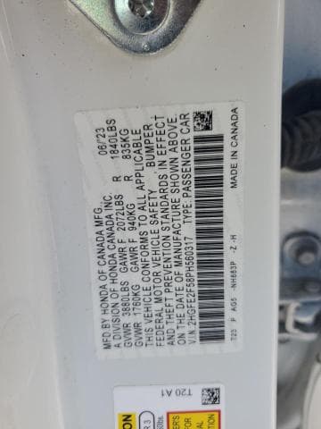 2023 HONDA CIVIC SPORT 13