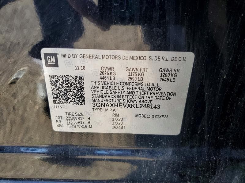 2019 CHEVROLET EQUINOX LS LS 13