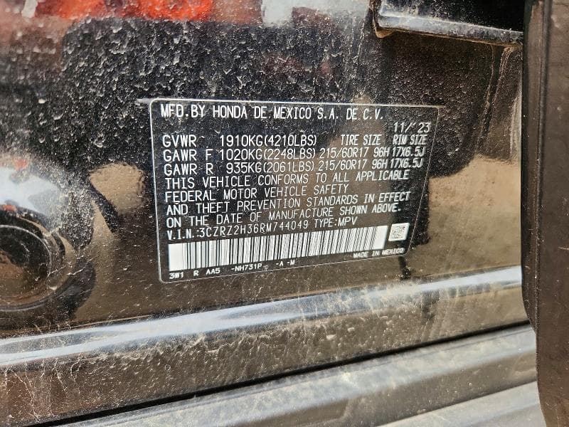2024 HONDA HR-V LX 13