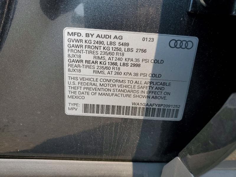 2023 AUDI Q5 PREMIUM 45 13