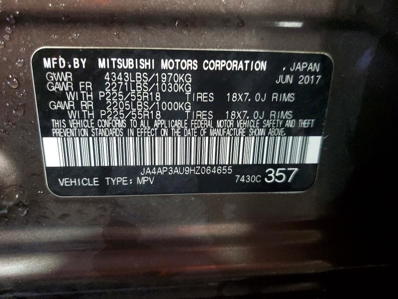 2017 MITSUBISHI OUTLANDER SPORT ES ES 12