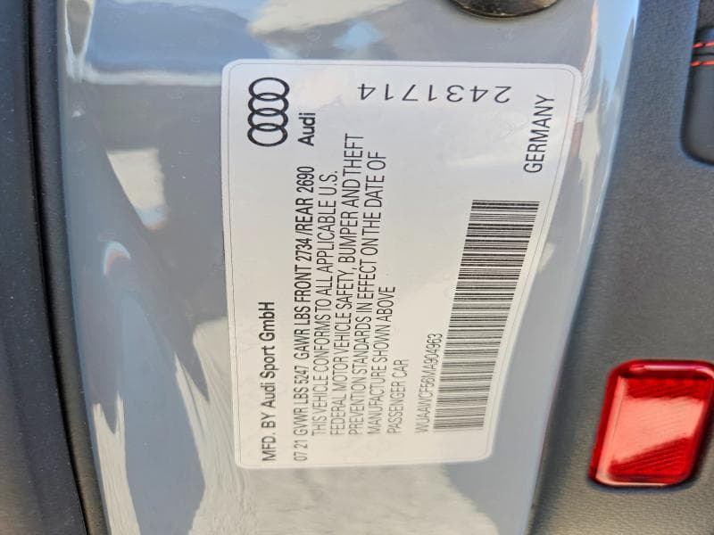 2021 AUDI RS5 13