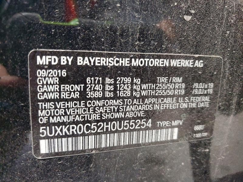 2017 BMW X5 XDRIVE35I XDRIVE35I 13