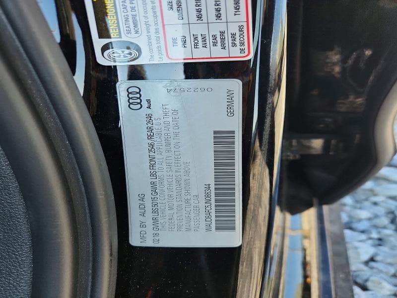 2018 AUDI A6 PREMIUM PLUS 12
