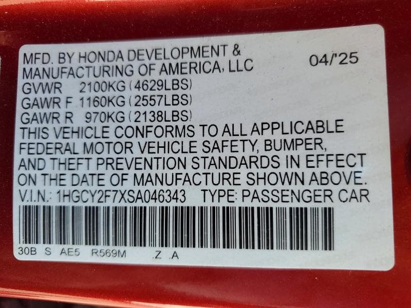 2025 HONDA ACCORD HYBRID SPORT-L 13