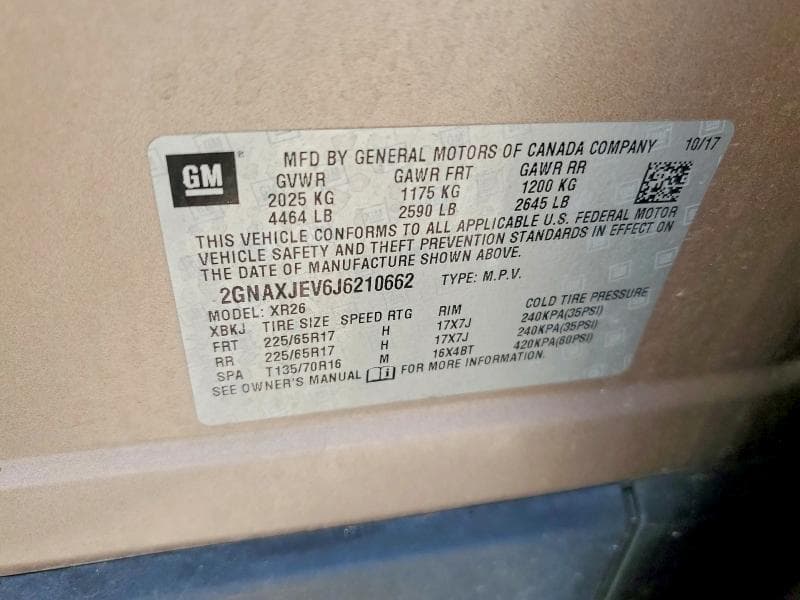 2018 CHEVROLET EQUINOX LT 24