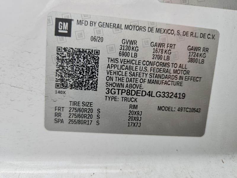 2020 GMC SIERRA C1500 SLT 12