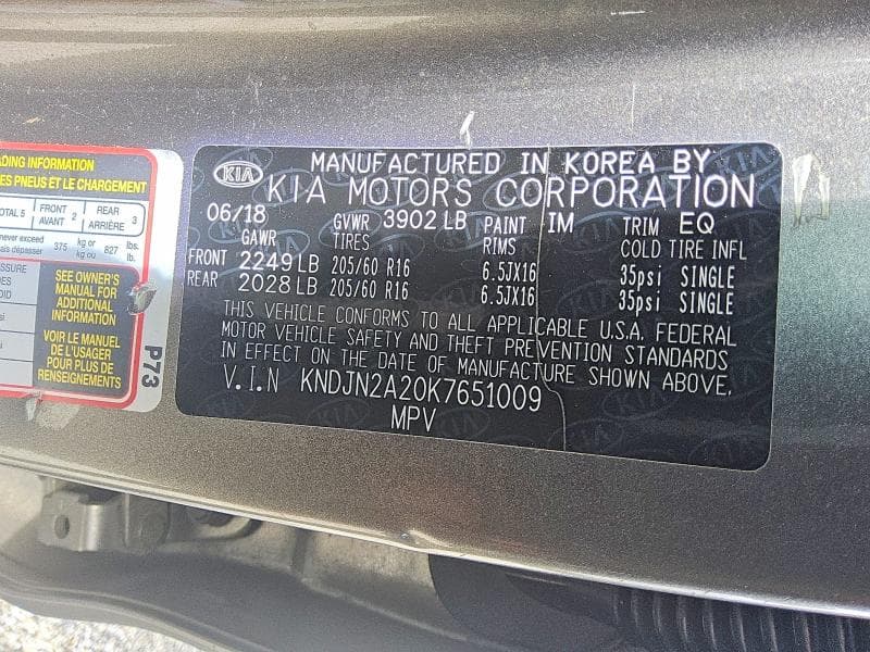 2019 KIA SOUL BASE 12