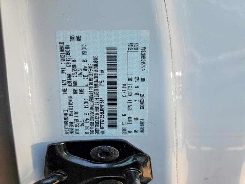 2020 FORD F150 SUPER CAB 12
