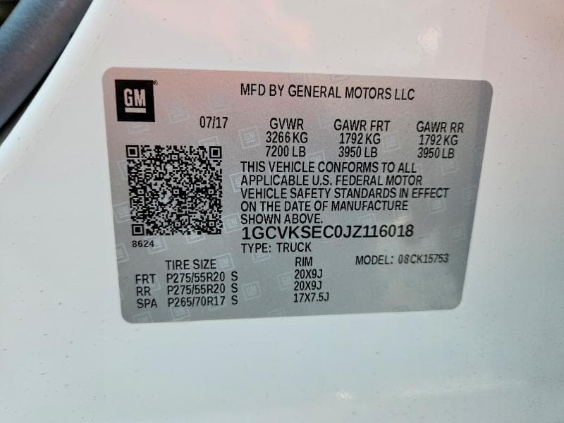 2018 CHEVROLET SILVERADO K1500 LTZ 12