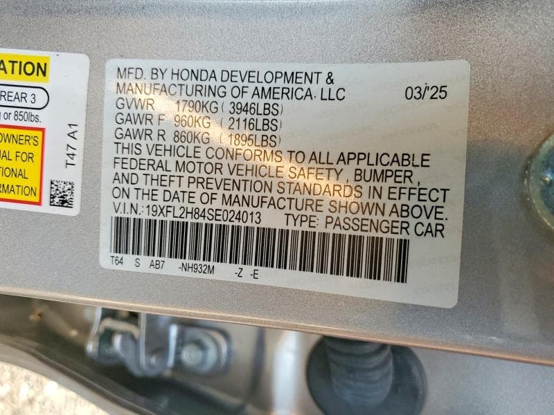 2025 HONDA CIVIC SPORT 13