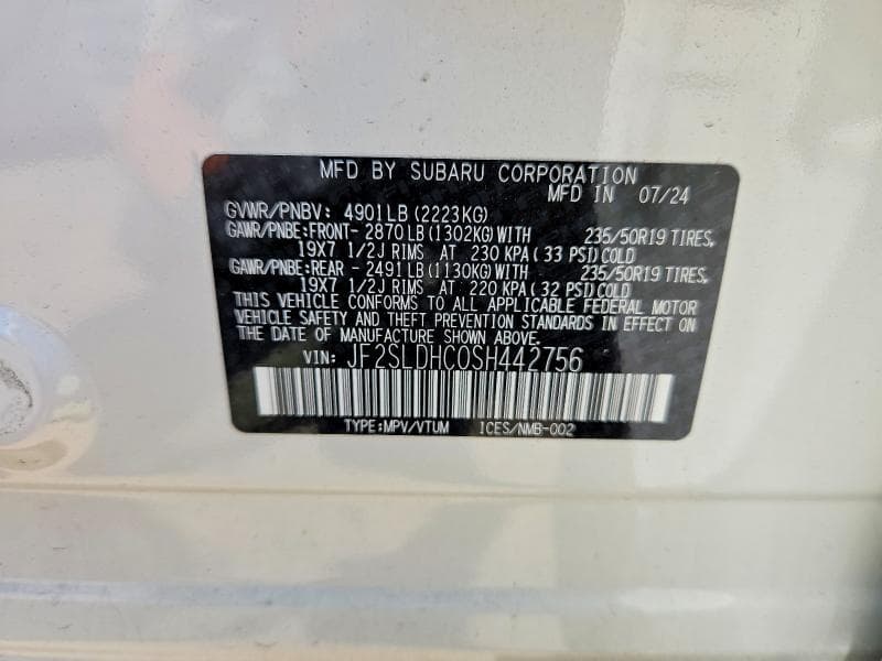 2025 SUBARU FORESTER SPORT 13