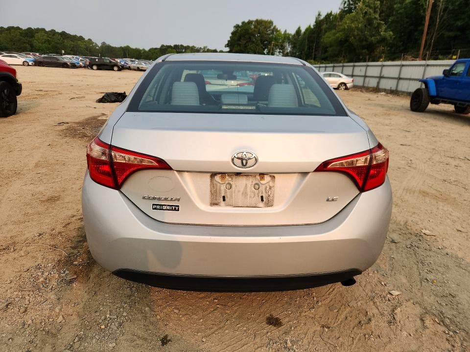 2018 TOYOTA COROLLA LE 6
