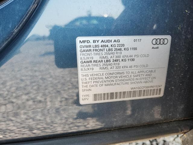 2017 AUDI Q3 PRESTIGE 12