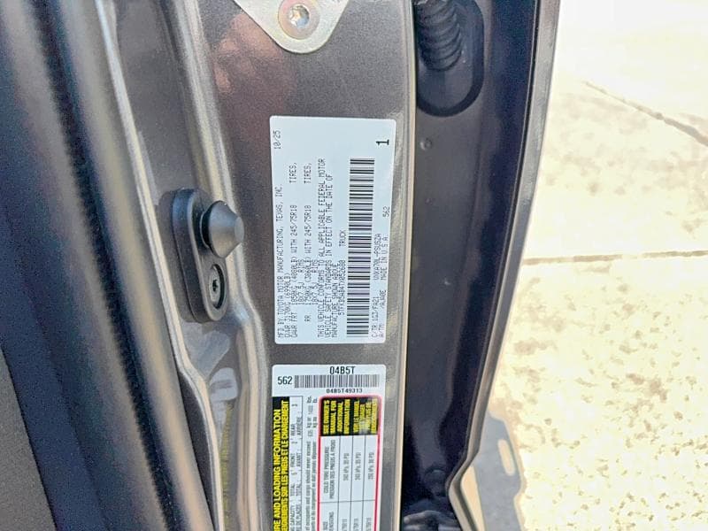 2026 TOYOTA TUNDRA SR SR 10