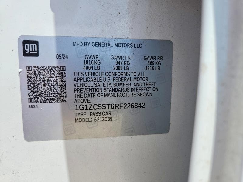2024 CHEVROLET MALIBU LS 12