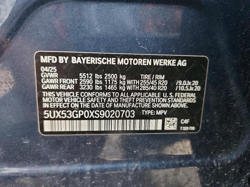 2025 BMW X3 30 XDRIVE 13
