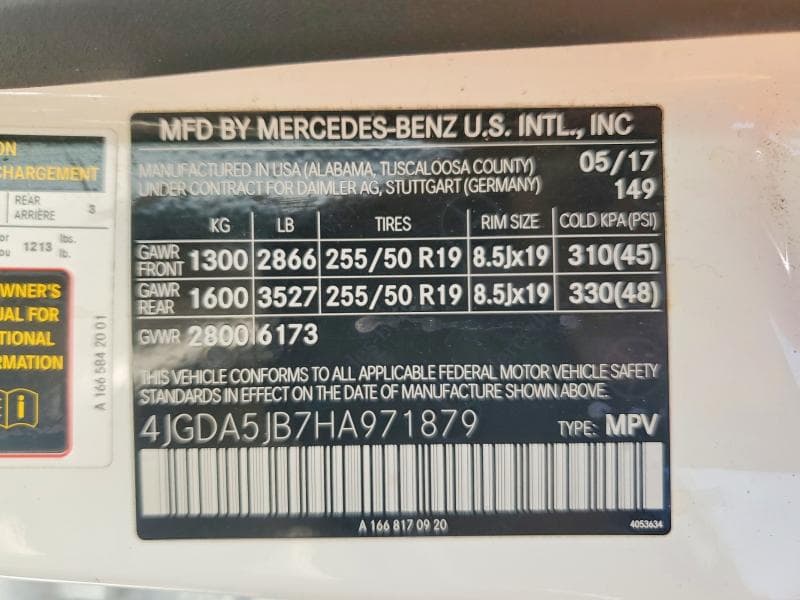 2017 MERCEDES-BENZ GLE 350 13