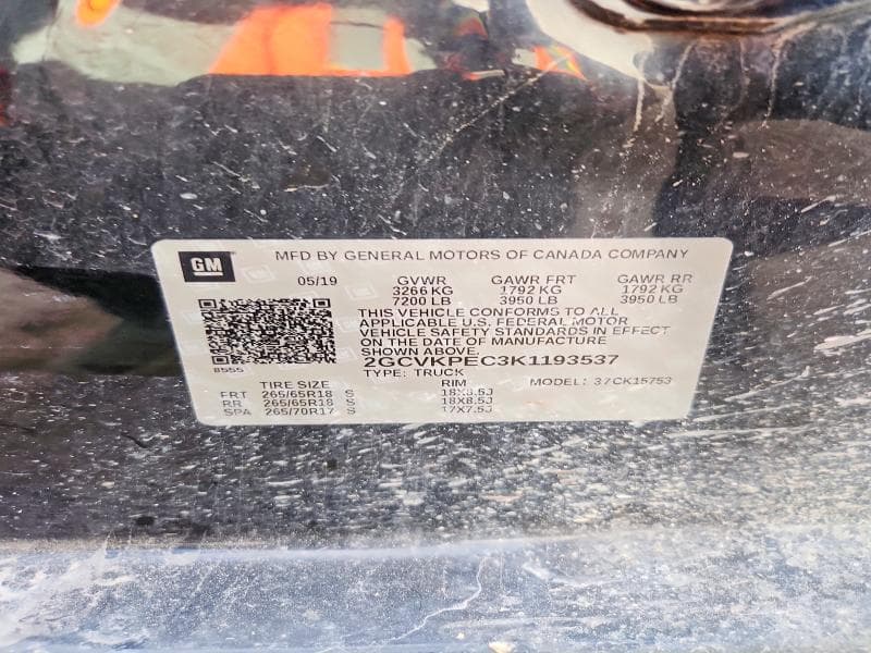 2019 CHEVROLET SILVERADO LD K1500 LT 12