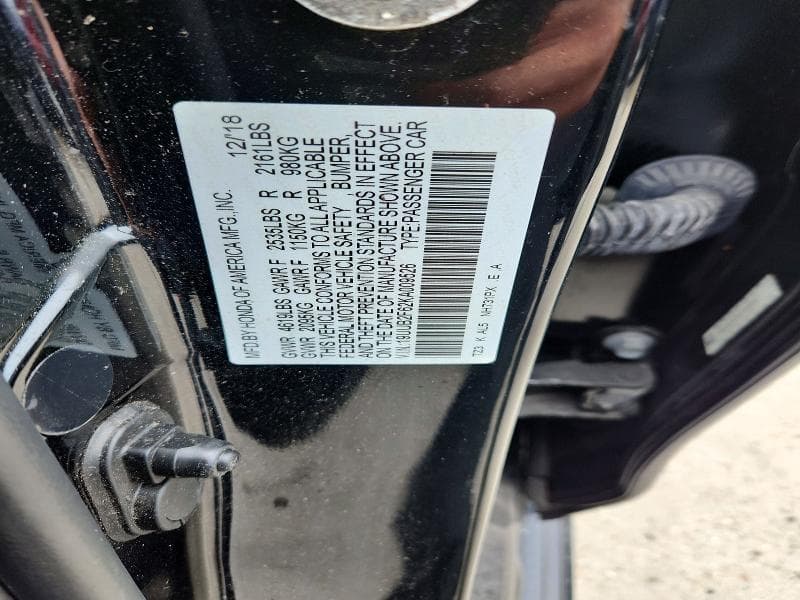 2019 ACURA TLX TECHNOLOGY 12
