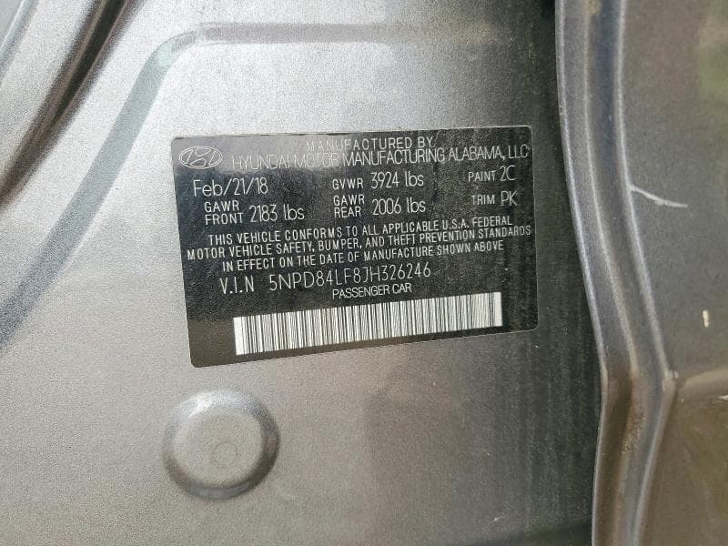 2018 HYUNDAI ELANTRA SEL 13
