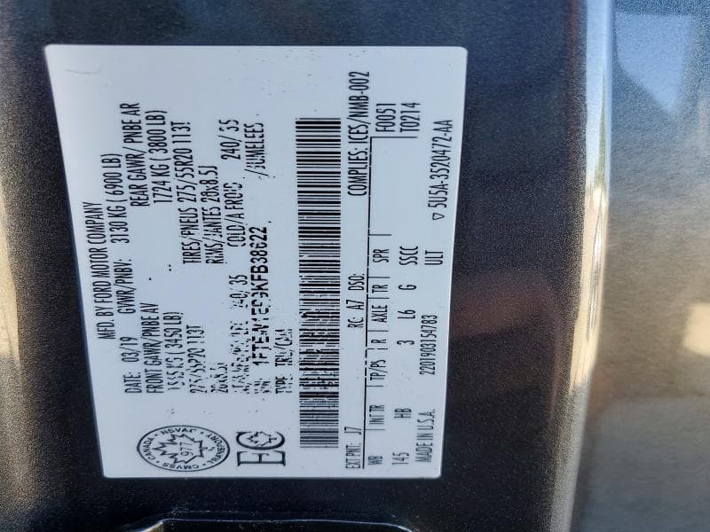 2019 FORD F150 SUPERCREW 13