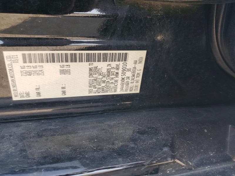 2021 NISSAN MAXIMA SR 12