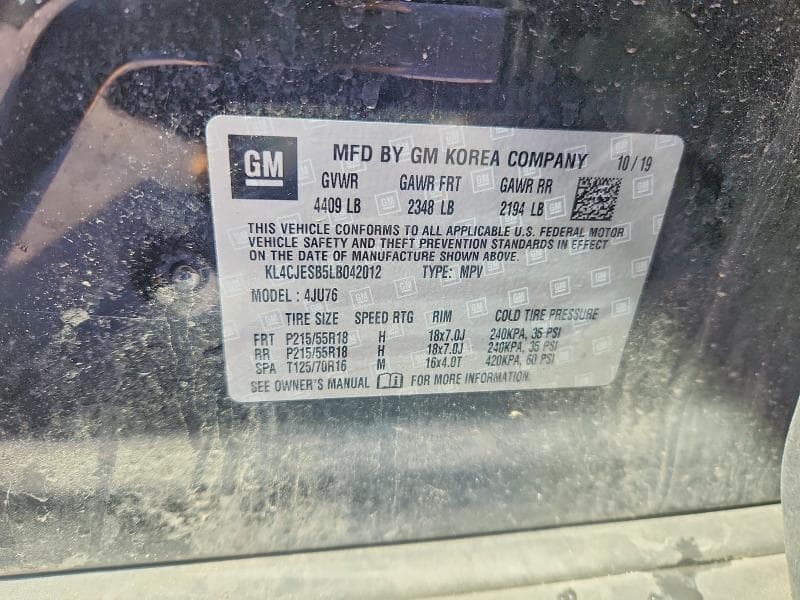 2020 BUICK ENCORE PREFERRED 13