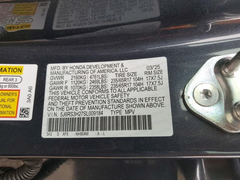 2025 HONDA CR-V LX LX 13