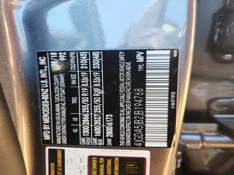 2018 MERCEDES-BENZ GLE 350 350 14