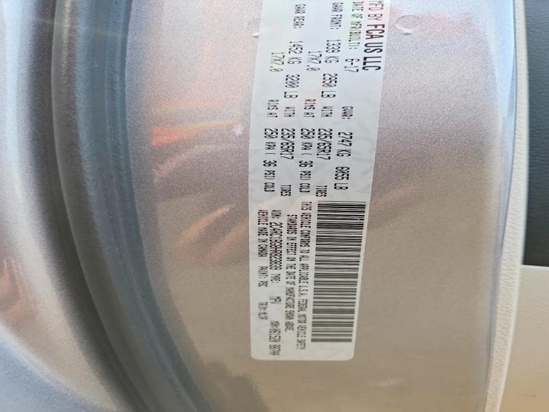 2017 CHRYSLER PACIFICA TOURING L TOURING L 12