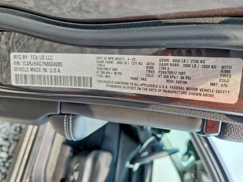 2022 JEEP GRAND CHEROKEE LAREDO 14