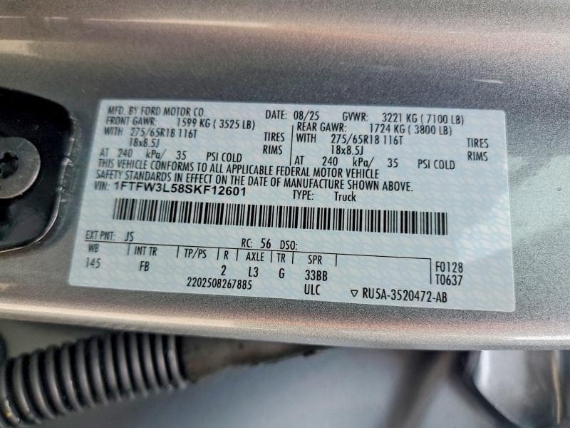 2025 FORD F150 XLT 12
