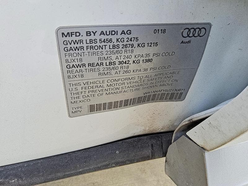 2018 AUDI Q5 PREMIUM 13