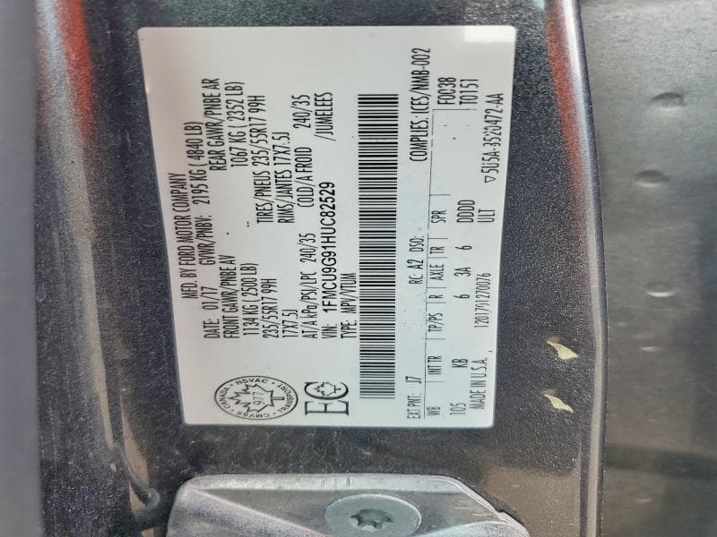 2017 FORD ESCAPE SE 12