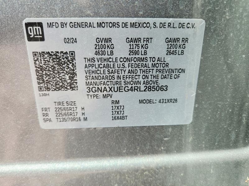 2024 CHEVROLET EQUINOX LT 13