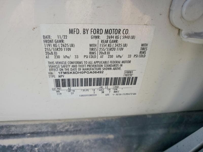 2023 FORD EXPLORER XLT XLT 13