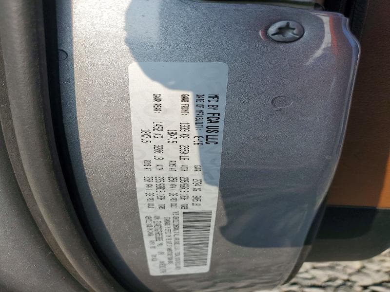 2017 CHRYSLER PACIFICA LIMITED 13