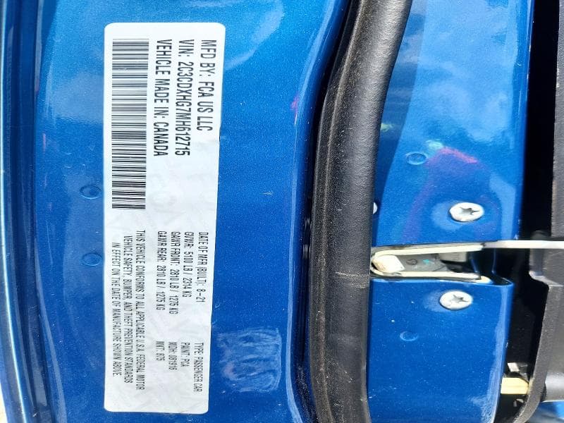 2021 DODGE CHARGER GT 12