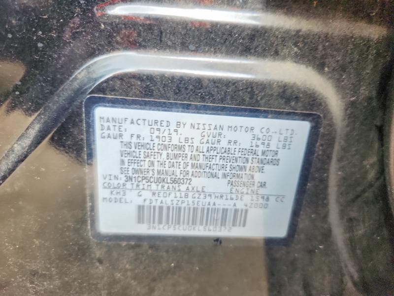 2019 NISSAN KICKS SV 13