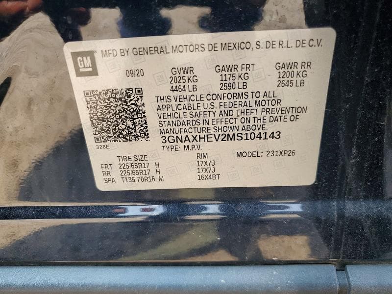 2021 CHEVROLET EQUINOX LS 13