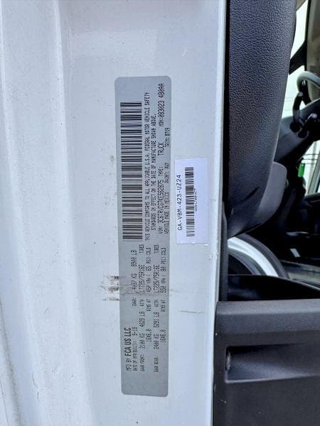 2019 RAM PROMASTER 2500 2500 HIGH 10