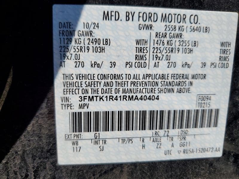 2024 FORD MUSTANG MACH-E SELECT 14