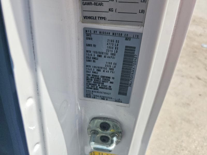 2019 NISSAN NV200 SV 13