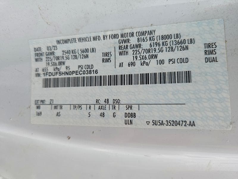2023 FORD F550 SUPER DUTY 13