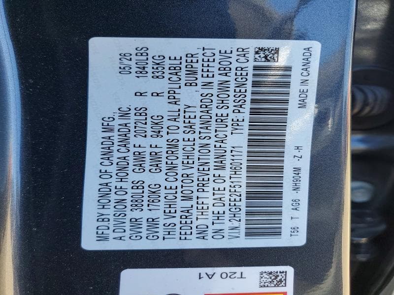 2026 HONDA CIVIC SPORT 13