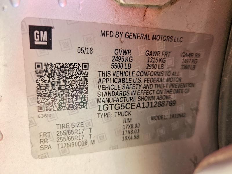 2018 GMC CANYON SLE 13