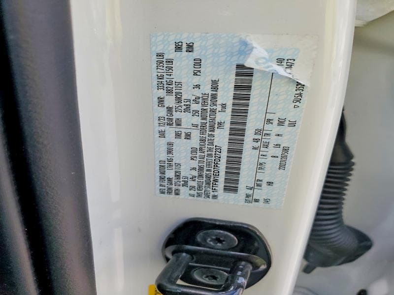 2023 FORD F150 SUPERCREW 12