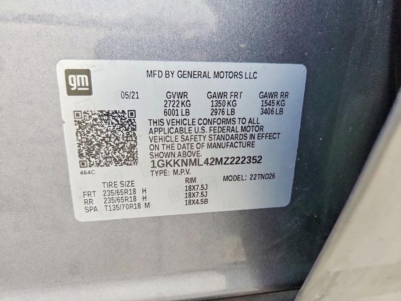 2021 GMC ACADIA SLT 14